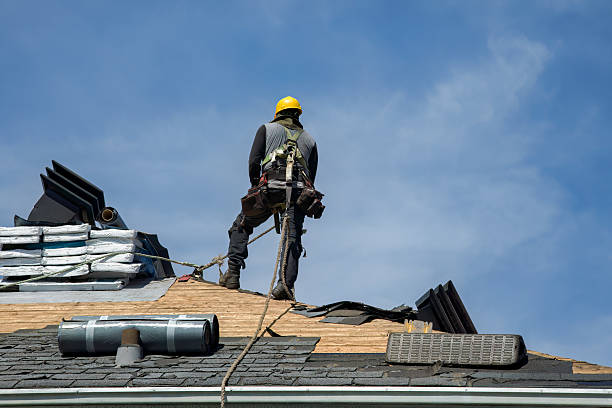 Professional Roof Replacement technician working in Santa Clara, UT